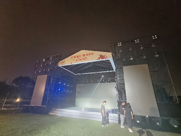 户外舞台检测